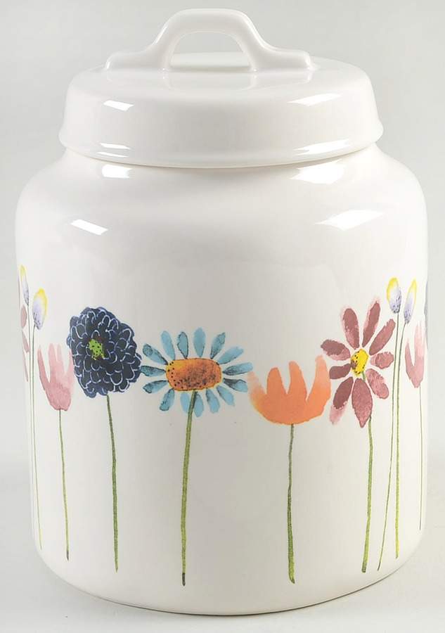 Bloom Flowers Cookie Jar & Lid by Magenta-1