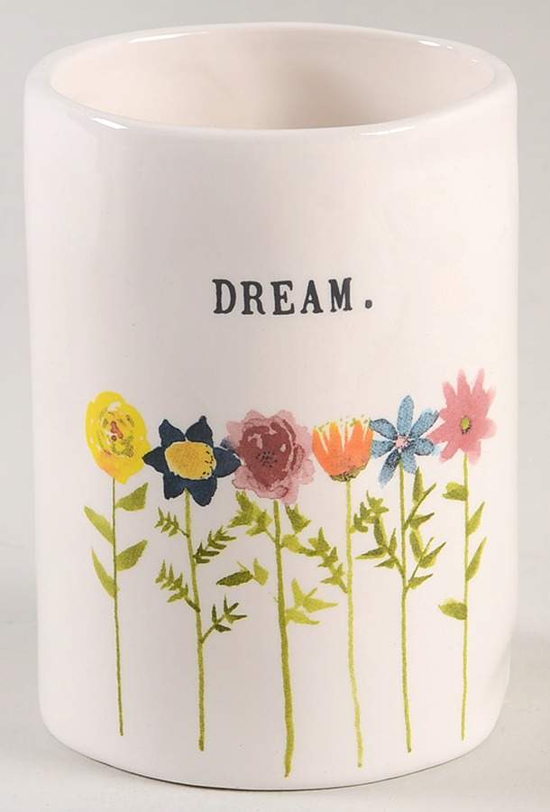 Bloom Flowers Pencil/Pen Holder/Cup by Magenta-1