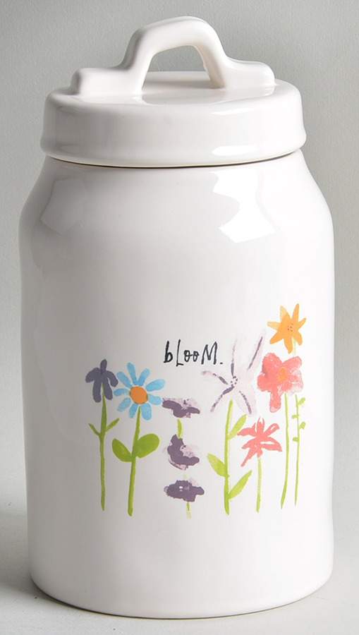 Bloom Flowers Medium Canister & Lid by Magenta-1