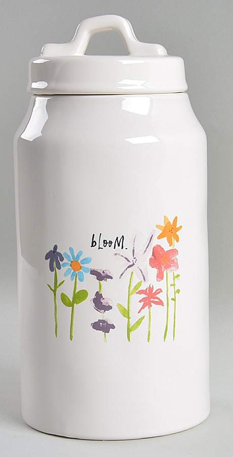 Bloom Flowers Large Canister & Lid by Magenta-1