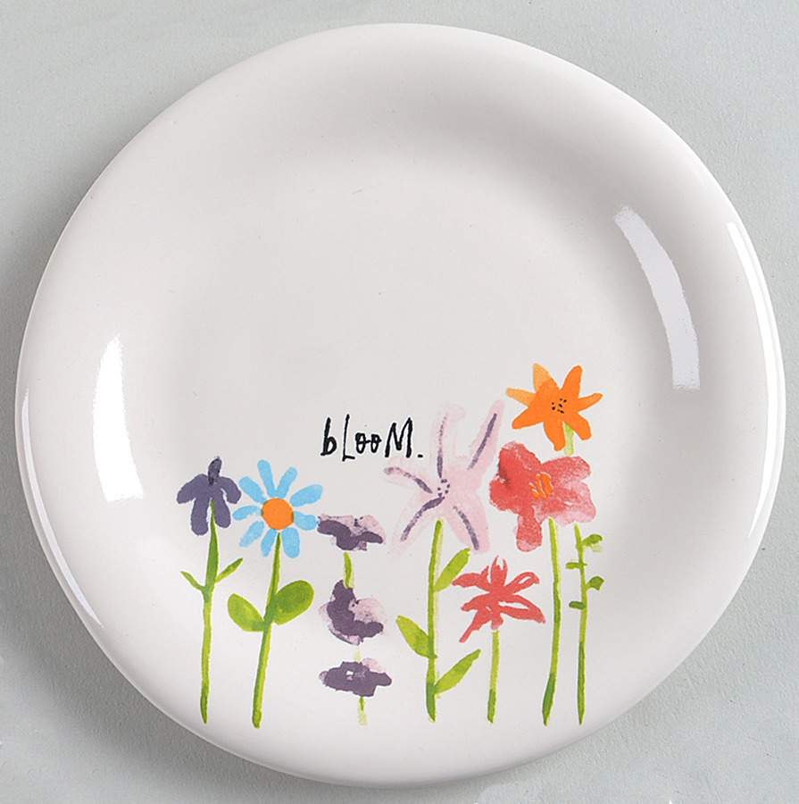 Bloom Flowers Appetizer Plate by Magenta-1