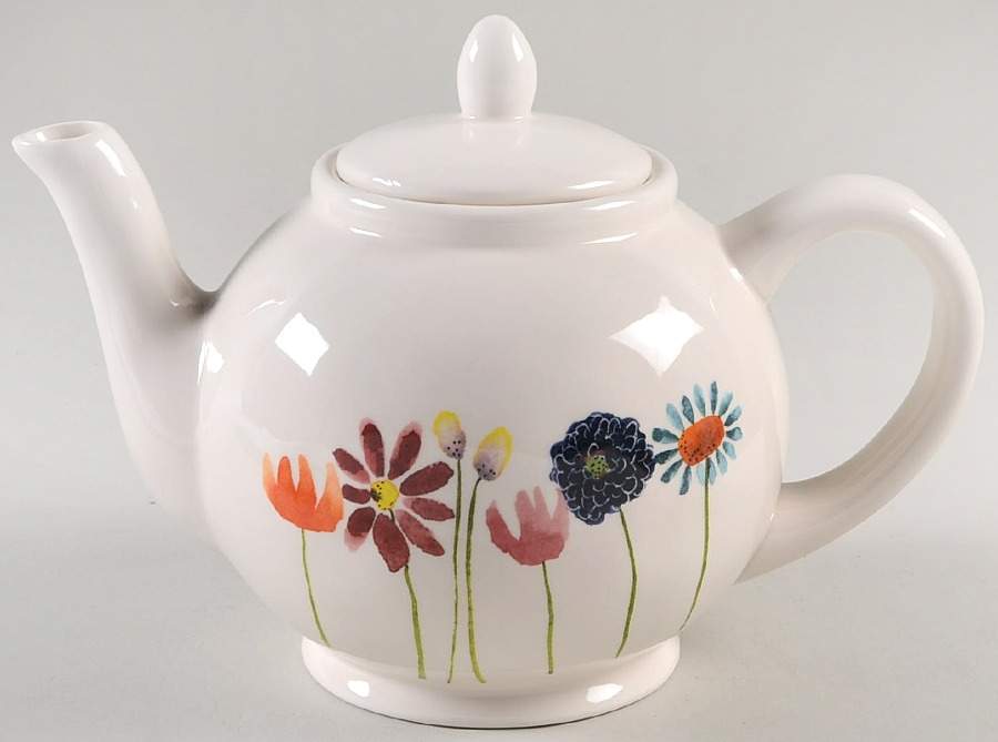 Bloom Flowers Teapot & Lid by Magenta-1