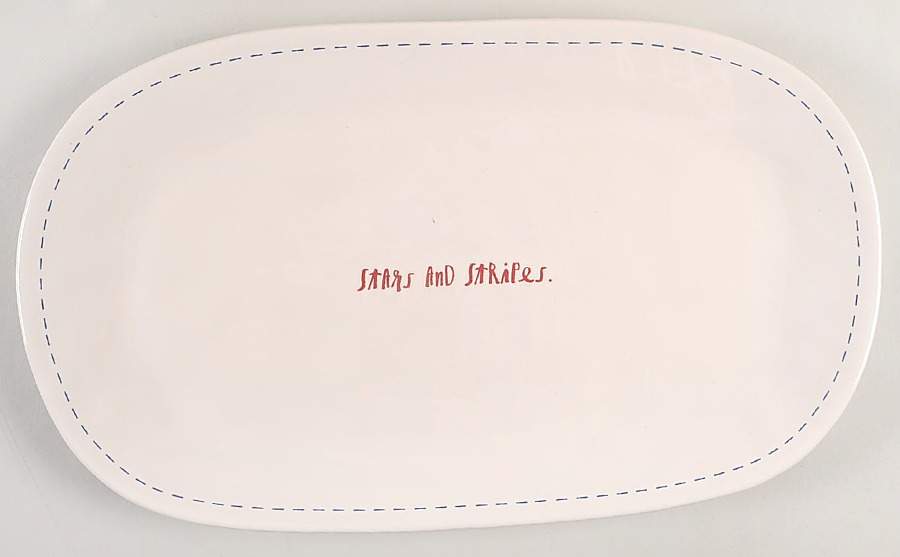 July Fourth 15" Oval Serving Platter by Magenta-1