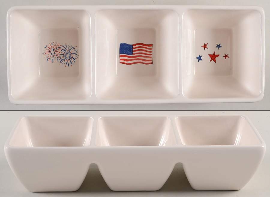 July Fourth 3 Part Rectangular Divided Server by Magenta-1