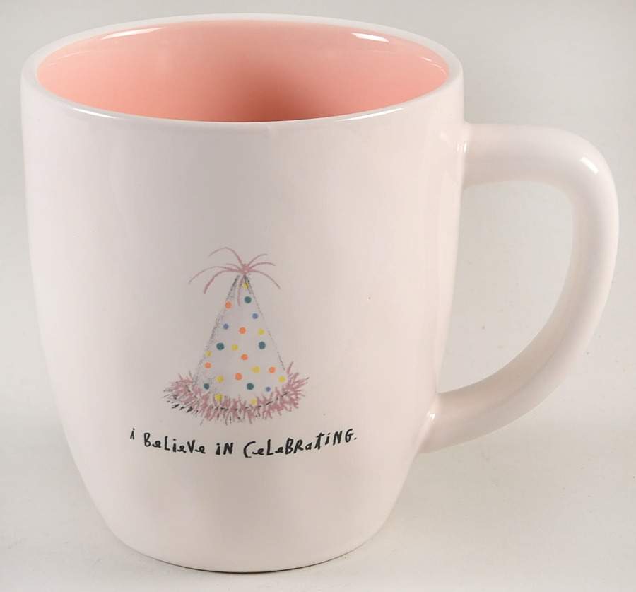 I Believe in Celebrating Mug by Magenta-1