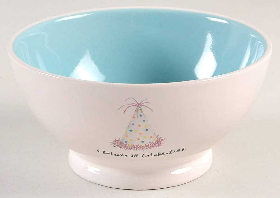 I Believe in Celebrating 5" All Purpose Bowl by Magenta-1