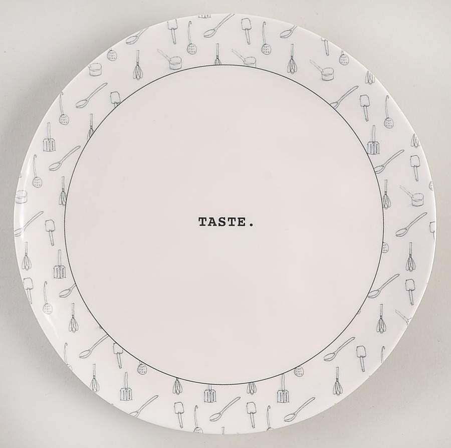 Tool Icons Melamine Salad Plate by Magenta-1
