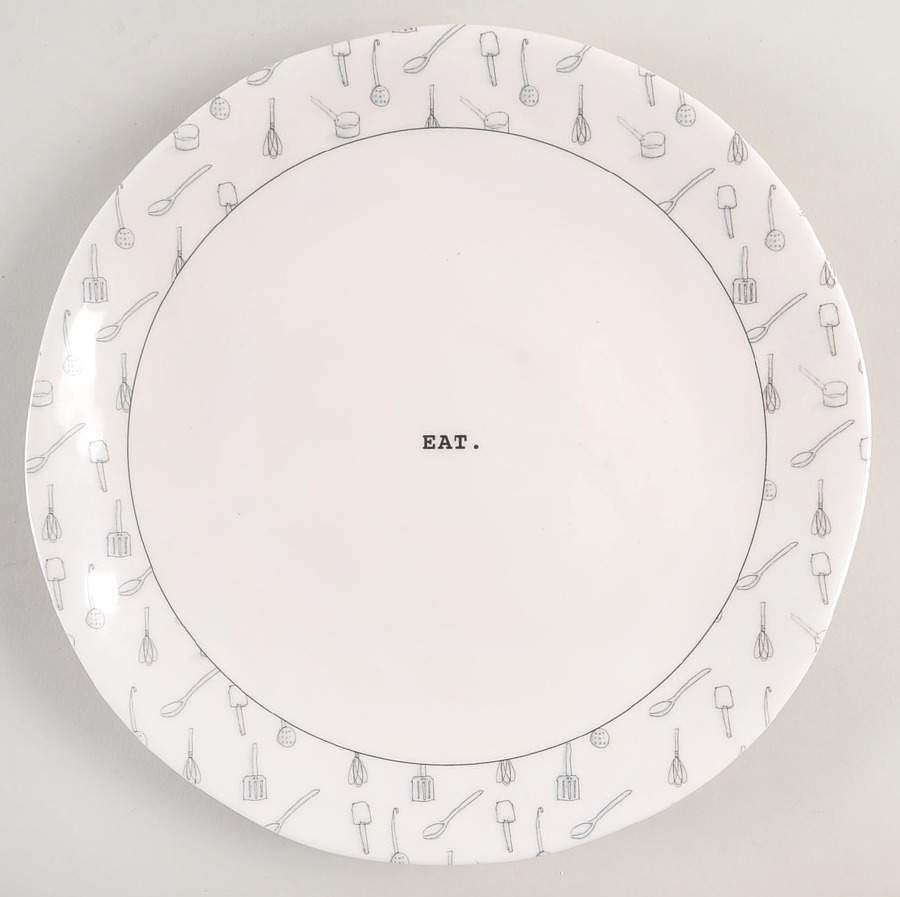 Tool Icons Melamine Dinner Plate by Magenta-1