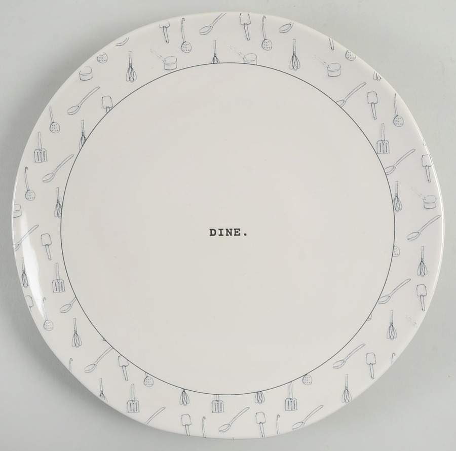 Tool Icons Dinner Plate by Magenta-1