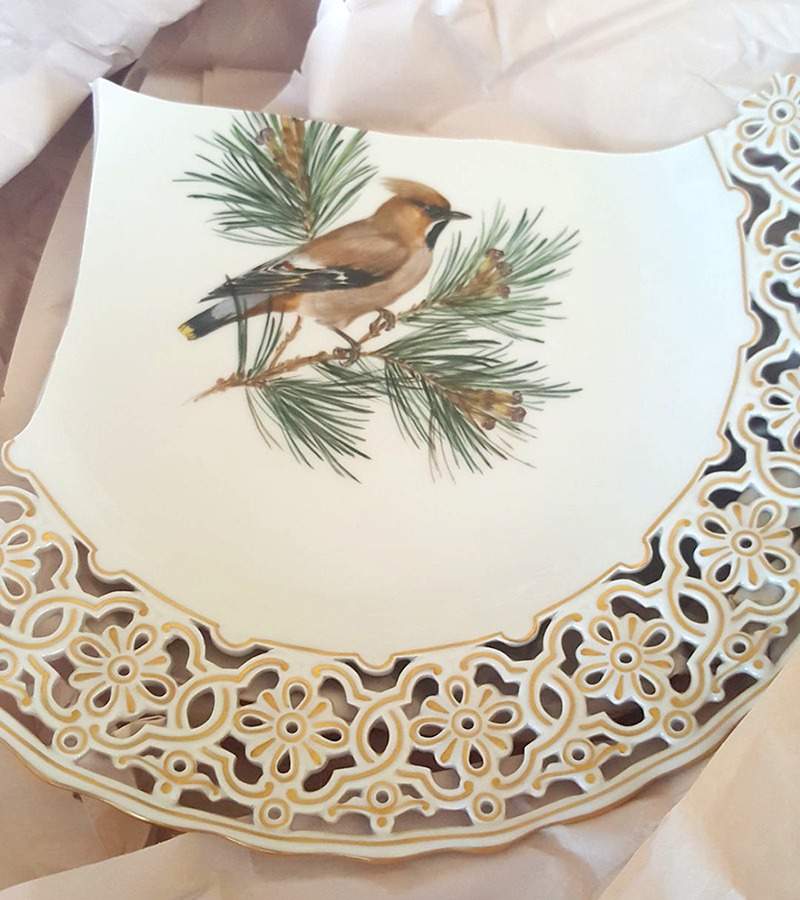 260112 Dinner Plate by Meissen (Germany)-1