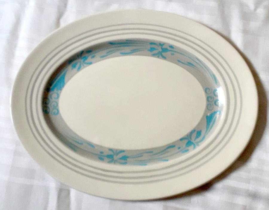 GG1458B 12" Oval Serving Platter by Myott Staffordshire-1