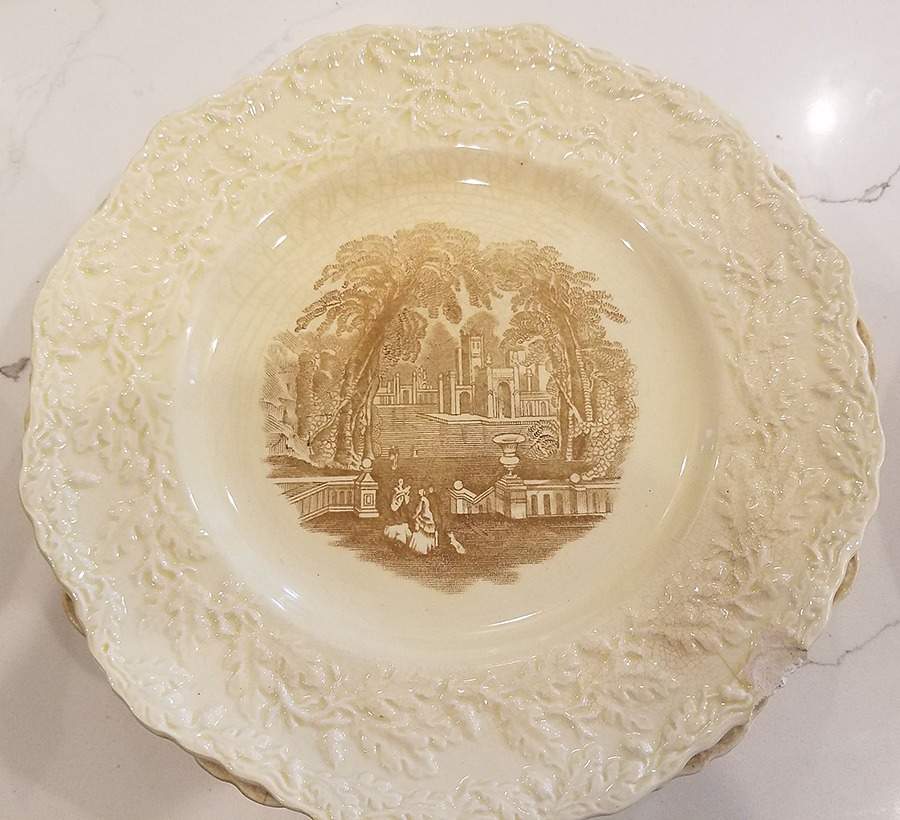 Oak Vista Gold Salad Plate by Mason's-1