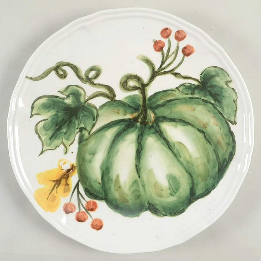 Pumpkin Harvest Salad Plate by Maxcera Corp-1