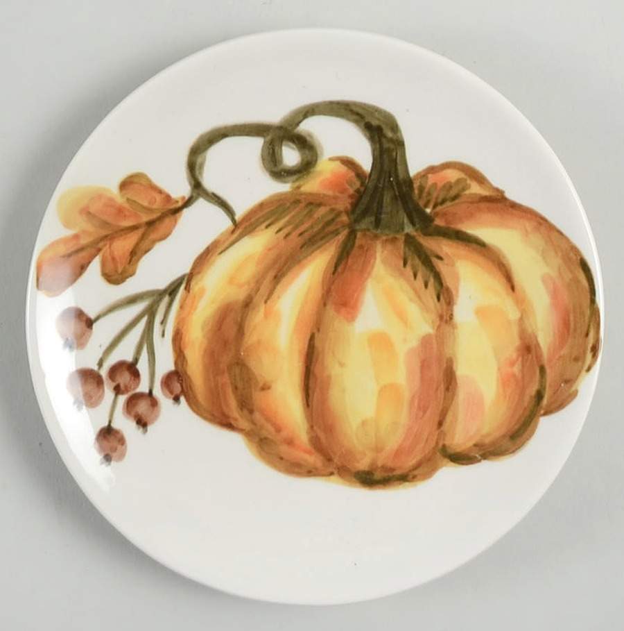 Pumpkin Harvest Appetizer Plate by Maxcera Corp-1