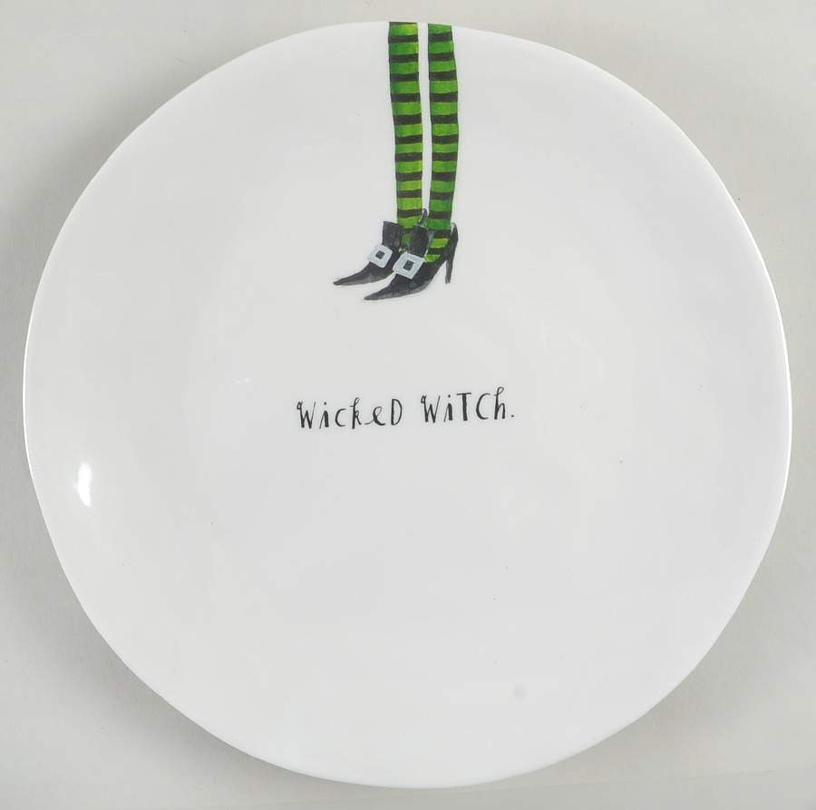 Halloween Witches' Feet Melamine Dinner Plate by Magenta-1