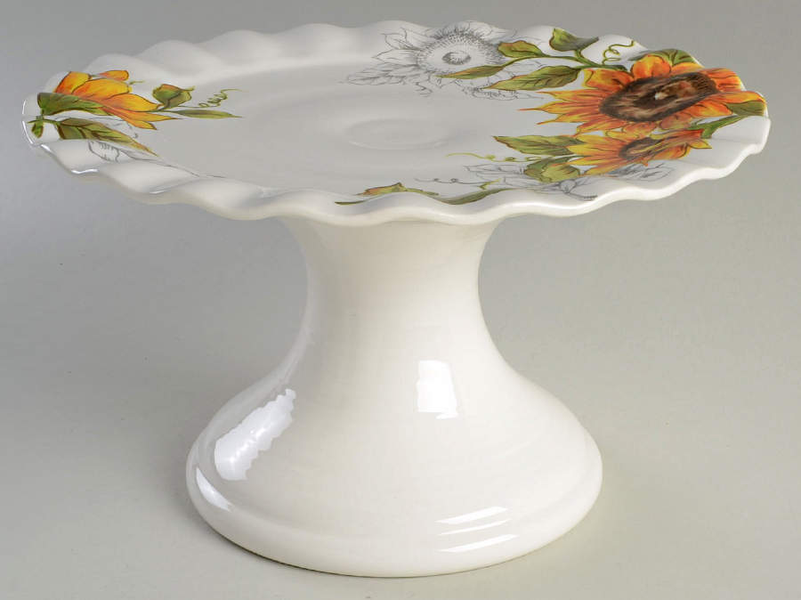 MXE26 10" Diameter Pedestal Cake Stand by Maxcera Corp-1
