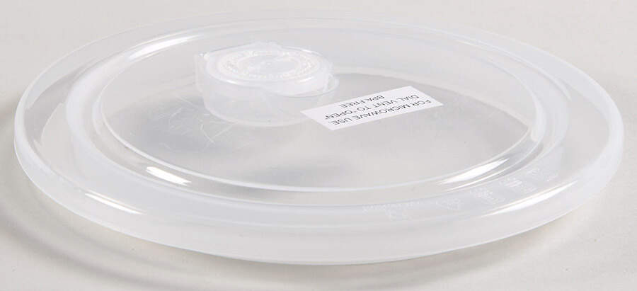 MXE27 Vent Lid for 32 Oz Round Plastic Microwave Bowl by Maxcera Corp-1