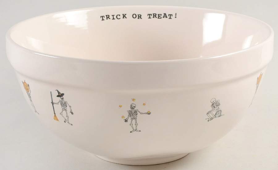Skeleton 10" Round Serving Bowl by Magenta-1