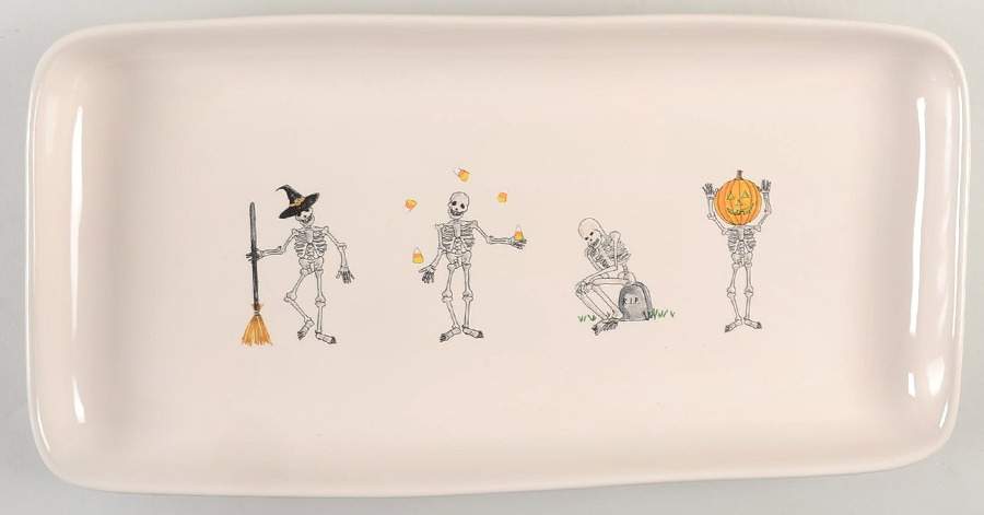 Skeleton 14" Rectangular Serving Platter by Magenta-1