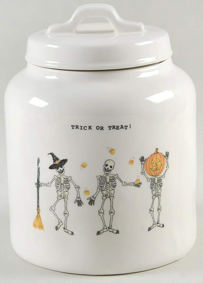 Skeleton Cookie Jar & Lid by Magenta-1