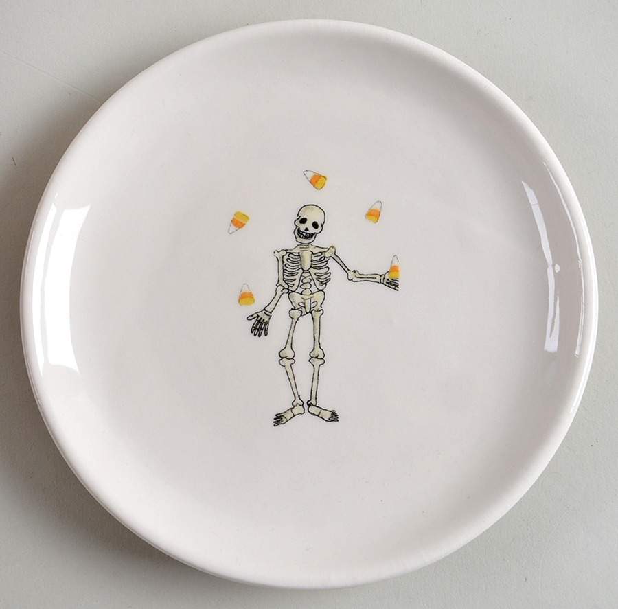 Skeleton Appetizer Plate by Magenta-1