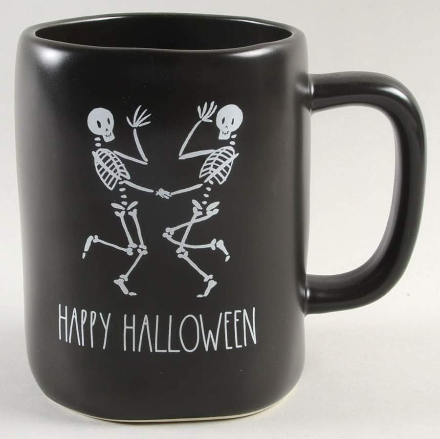 Dancing Skeletons (Matte Black) Mug by Magenta-1