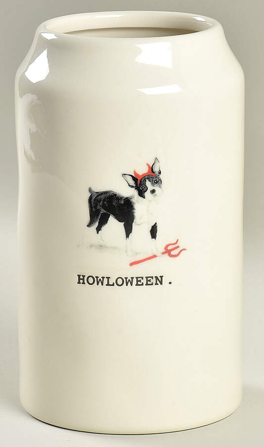 Halloween Dogs Large Canister No Lid by Magenta-1