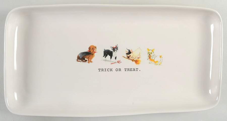 Halloween Dogs 14" Rectangular Serving Platter by Magenta-1