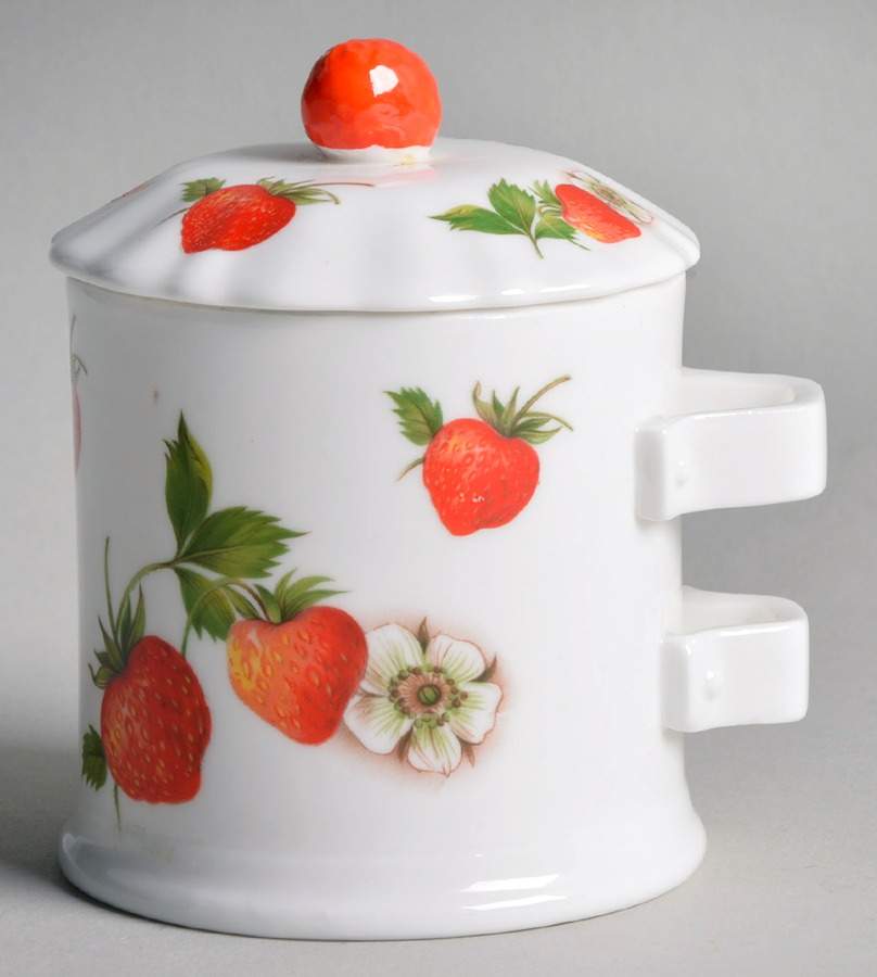 Strawberry Lane Jam/Jelly & Lid by Seymour Mann-1
