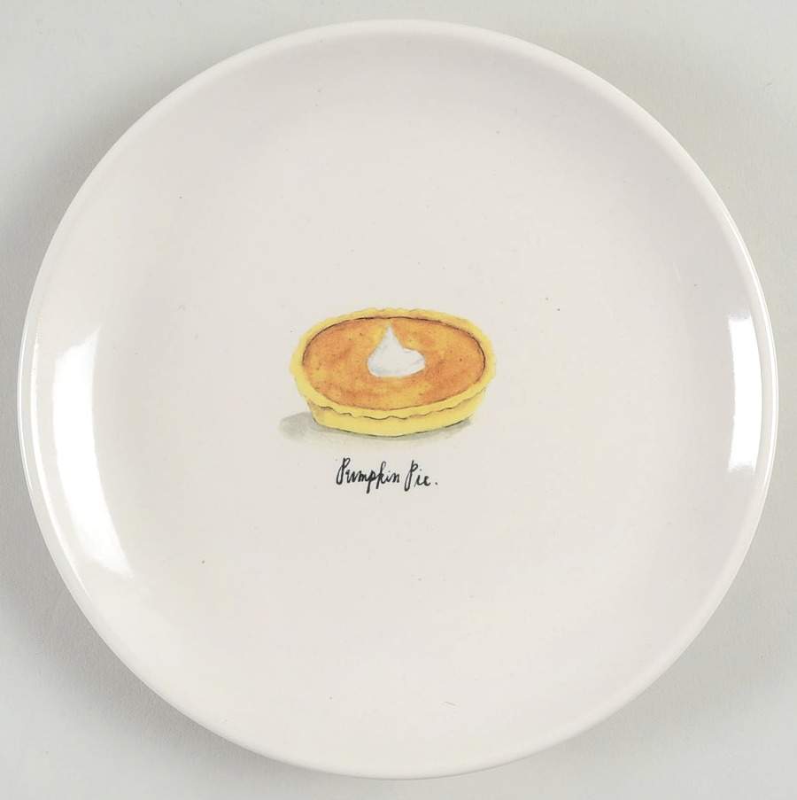 Pumpkin Pie Appetizer Plate by Magenta-1
