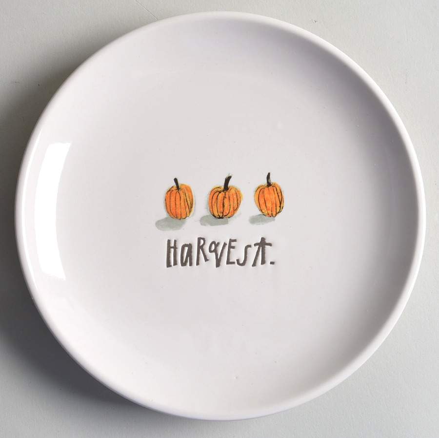 Pumpkins Appetizer Plate by Magenta-1