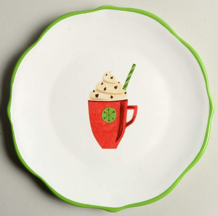 Sketchbook Series Dessert/Pie Plate by Magenta-1