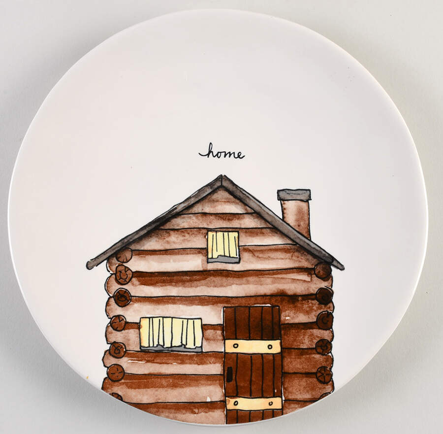 Happy Turkey Day Dinner Plate by Magenta-1