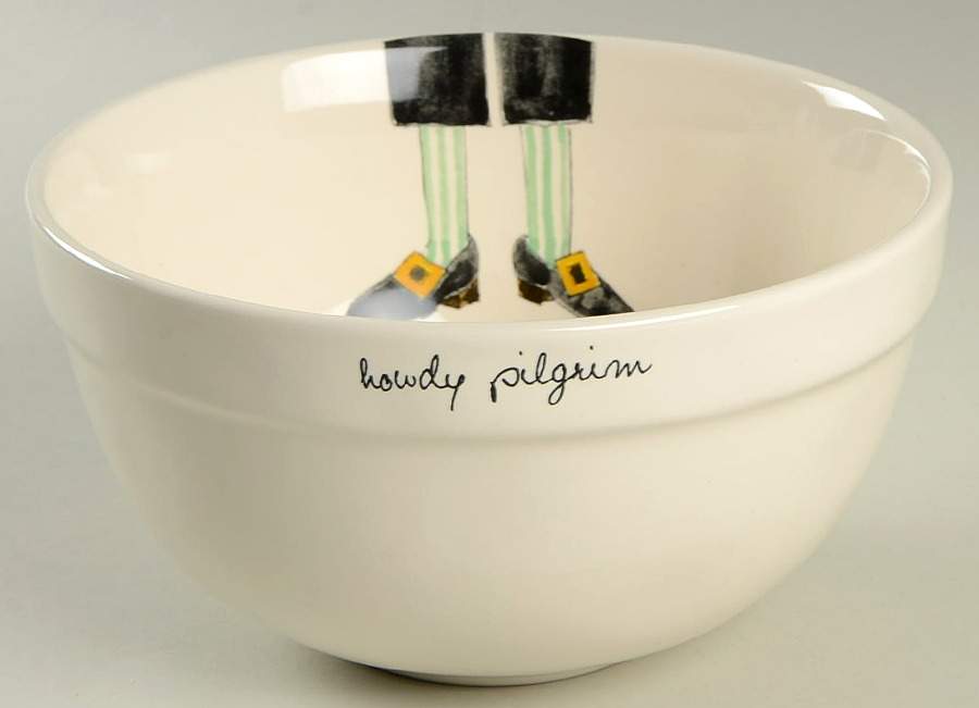 Happy Turkey Day 6" Mixing Bowl by Magenta-1