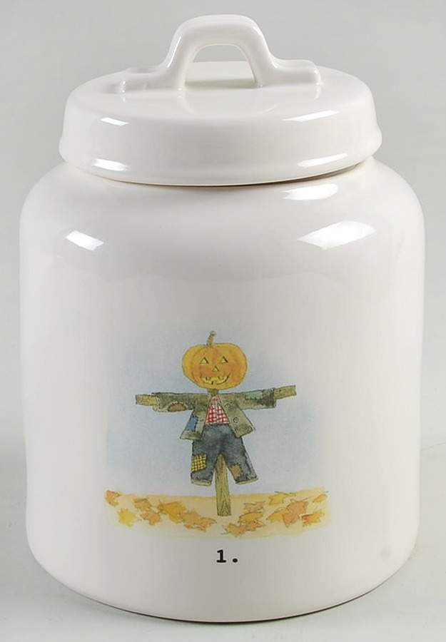 Scarecrow Cookie Jar & Lid by Magenta-1