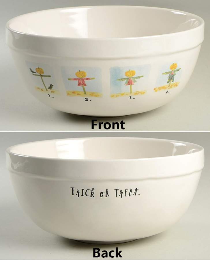 Scarecrow 10" Round Serving Bowl by Magenta-1