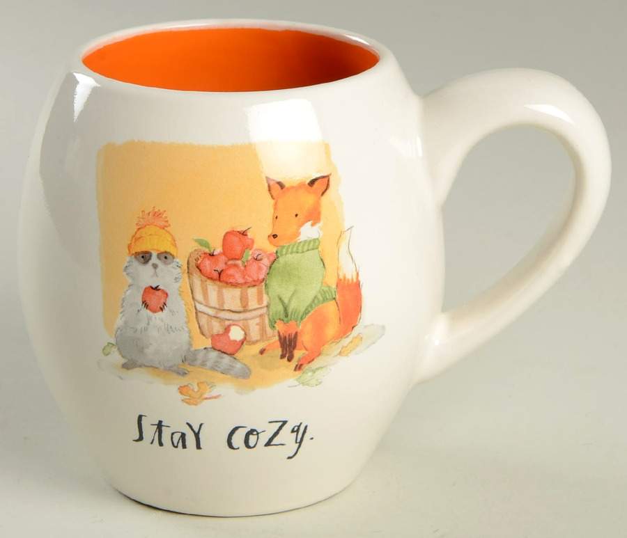 Fall Woodland Creatures Mug by Magenta-1
