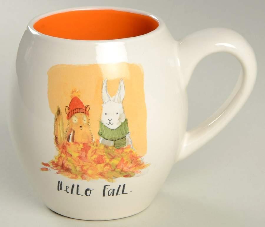 Fall Woodland Creatures Mug by Magenta-1