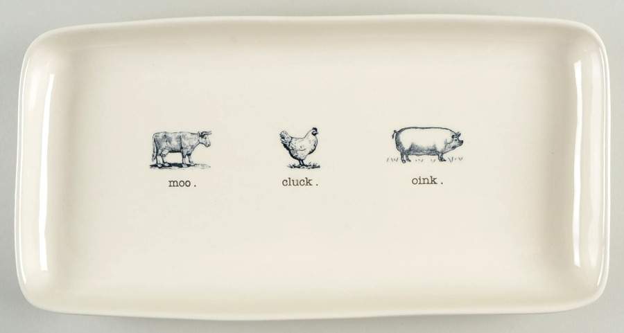 Farmyard 14" Rectangular Serving Platter by Magenta-1