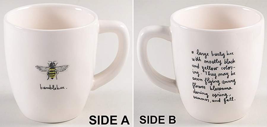 Garden Insects (Script) Mug by Magenta-1
