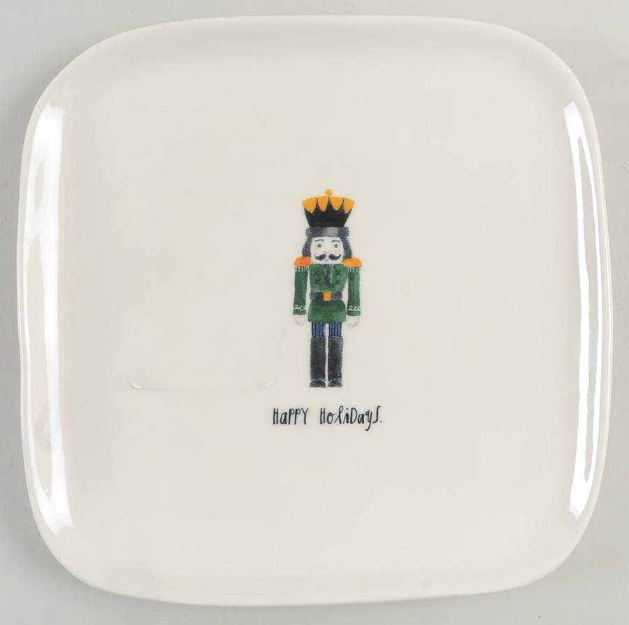 Nutcracker Square Salad/Dessert Plate by Magenta-1