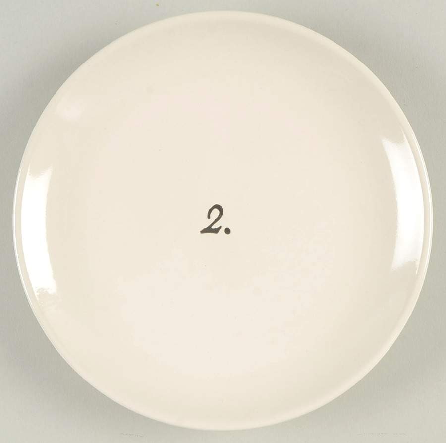 Numbers Appetizer Plate by Magenta-1