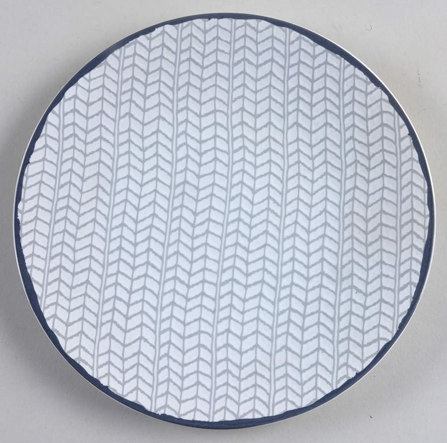 Avery Medley Gray Salad Plate by Mikasa-1