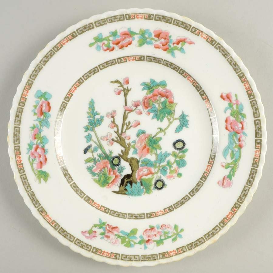 Indian Tree (Scalloped, No Trim) Dinner Plate by Minton-1