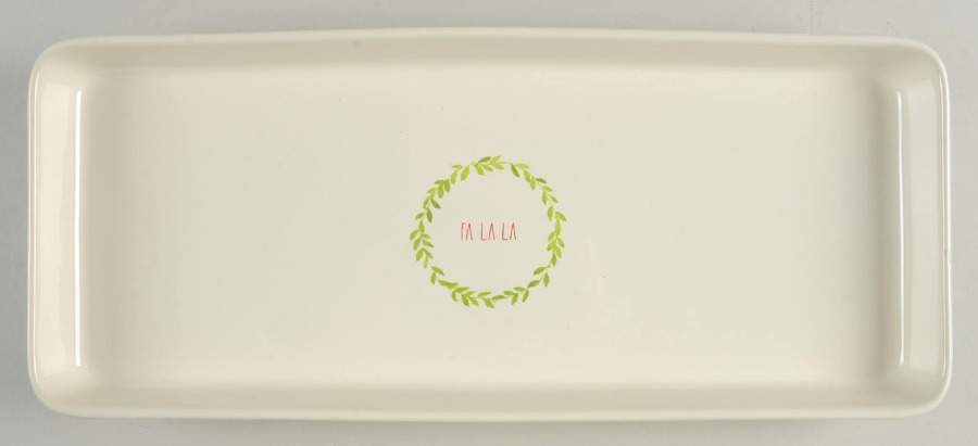 Christmas Wreath 15" Rectangular Tray by Magenta-1