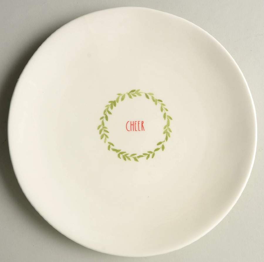 Christmas Wreath Salad Plate by Magenta-1