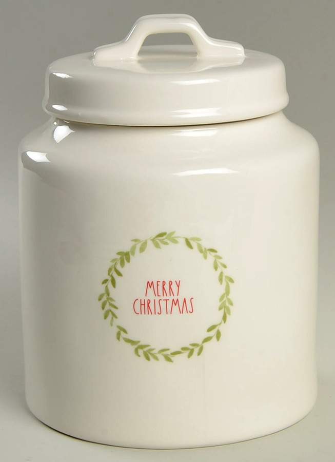 Christmas Wreath Cookie Jar & Lid by Magenta-1
