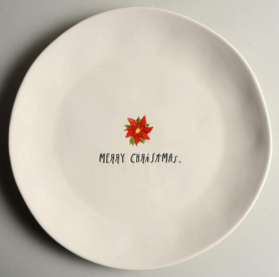 Christmas Plants Dinner Plate by Magenta-1