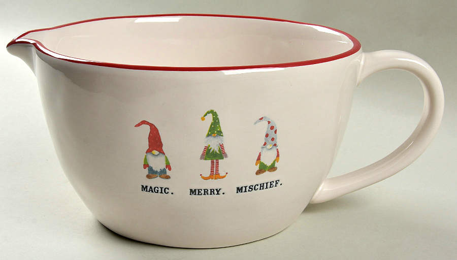 Christmas Gnomes Batter Bowl by Magenta-1
