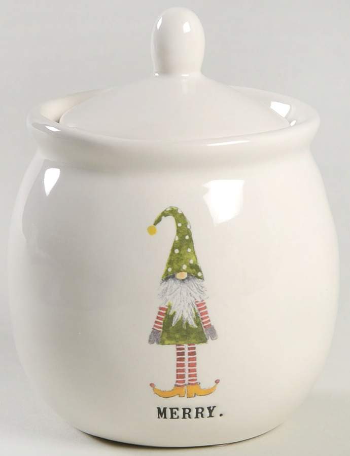 Christmas Gnomes Sugar Bowl & Lid by Magenta-1